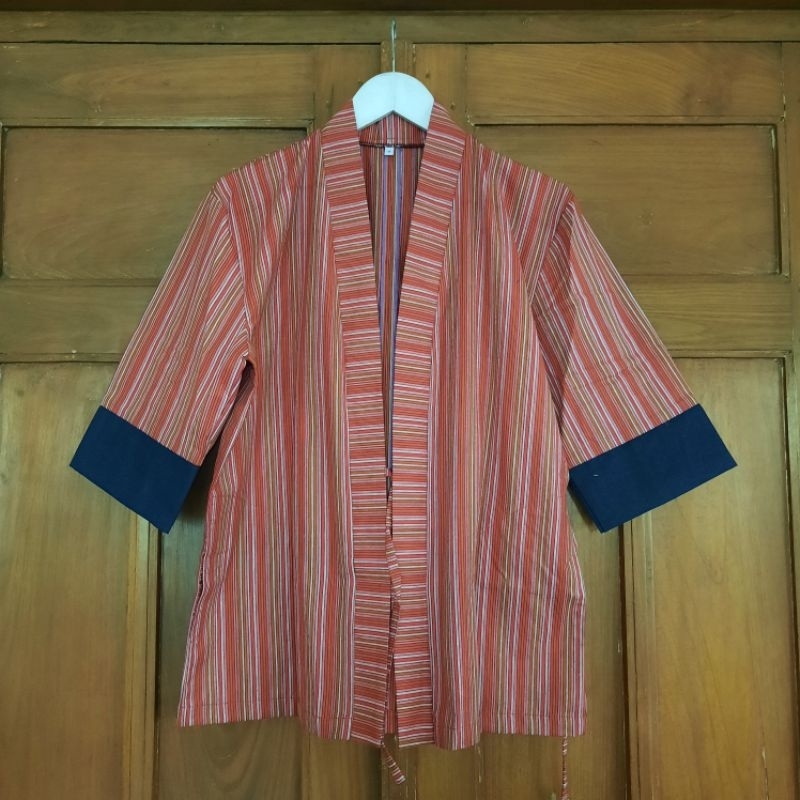 outer lurik solo pria wanita bisa po