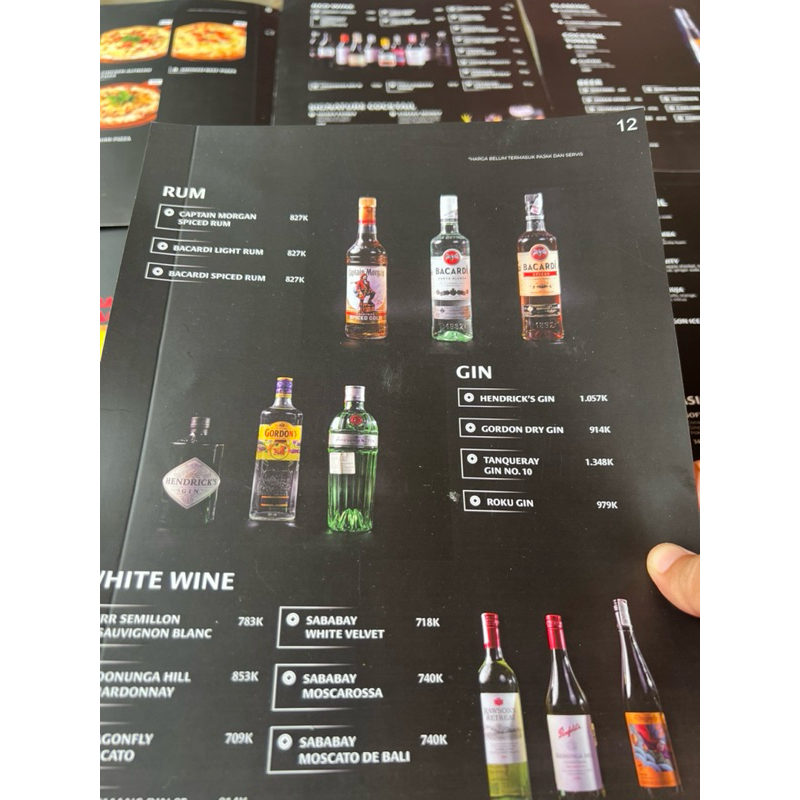 

cetak isi menu bahan dove/glosy dll.