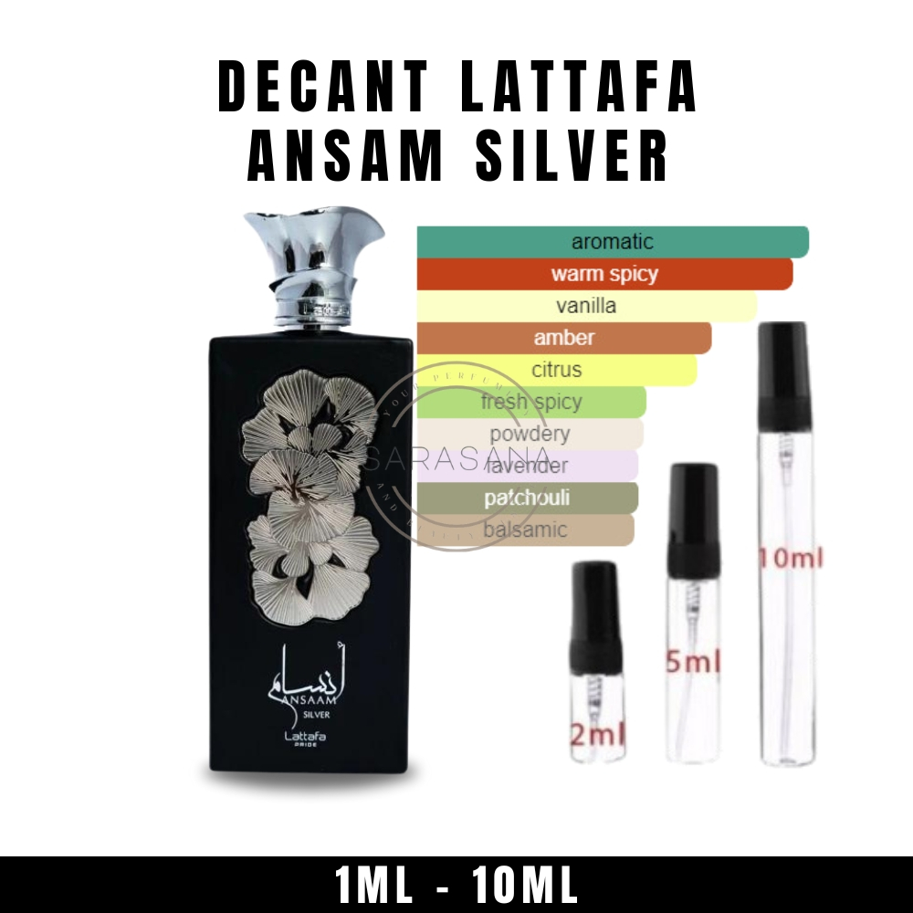 Decant Parfume Lattafa Ansaam Silver