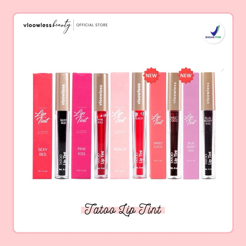 Vloowless Beauty Lip Tint Tattoo