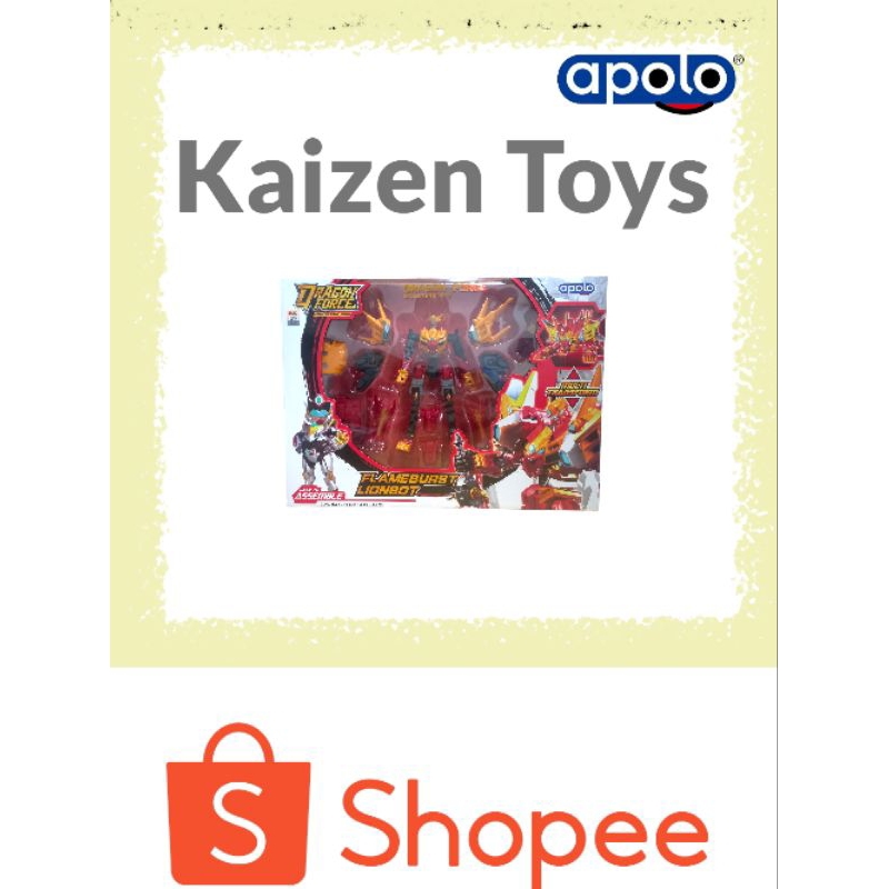 DRAGON FORCE MONSTER RISE FLAMEBURST LIONBOT