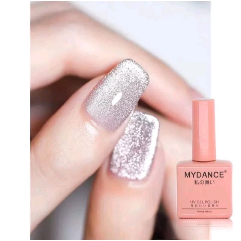 Cat Eye Silver 9D Gel Polish Nail Gel Kutek Gel Cantik