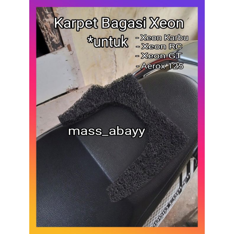 Karpet Cover Bagasi Xeon Karbu-RC-GT-Aerox 125
