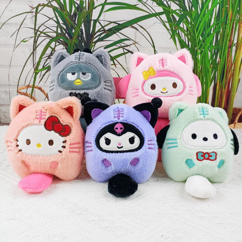 Sanrio Cat Series plush dolls / Gantungan Kunci sanrio / liontin tas lucu