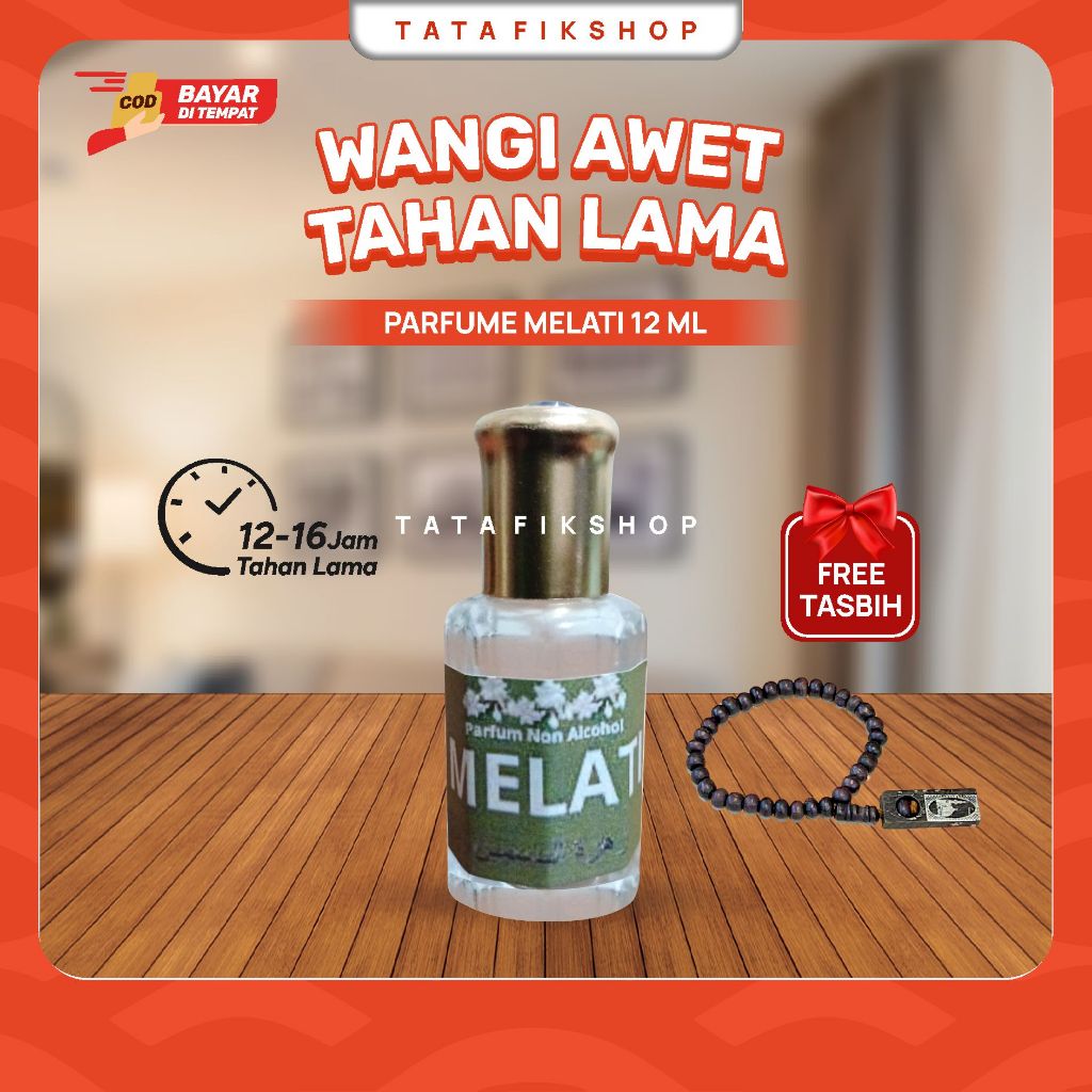 Parfume Melati Non Alkohol Minyak Wangi Pria Wanita Tahan Lama By Tata Fikshop