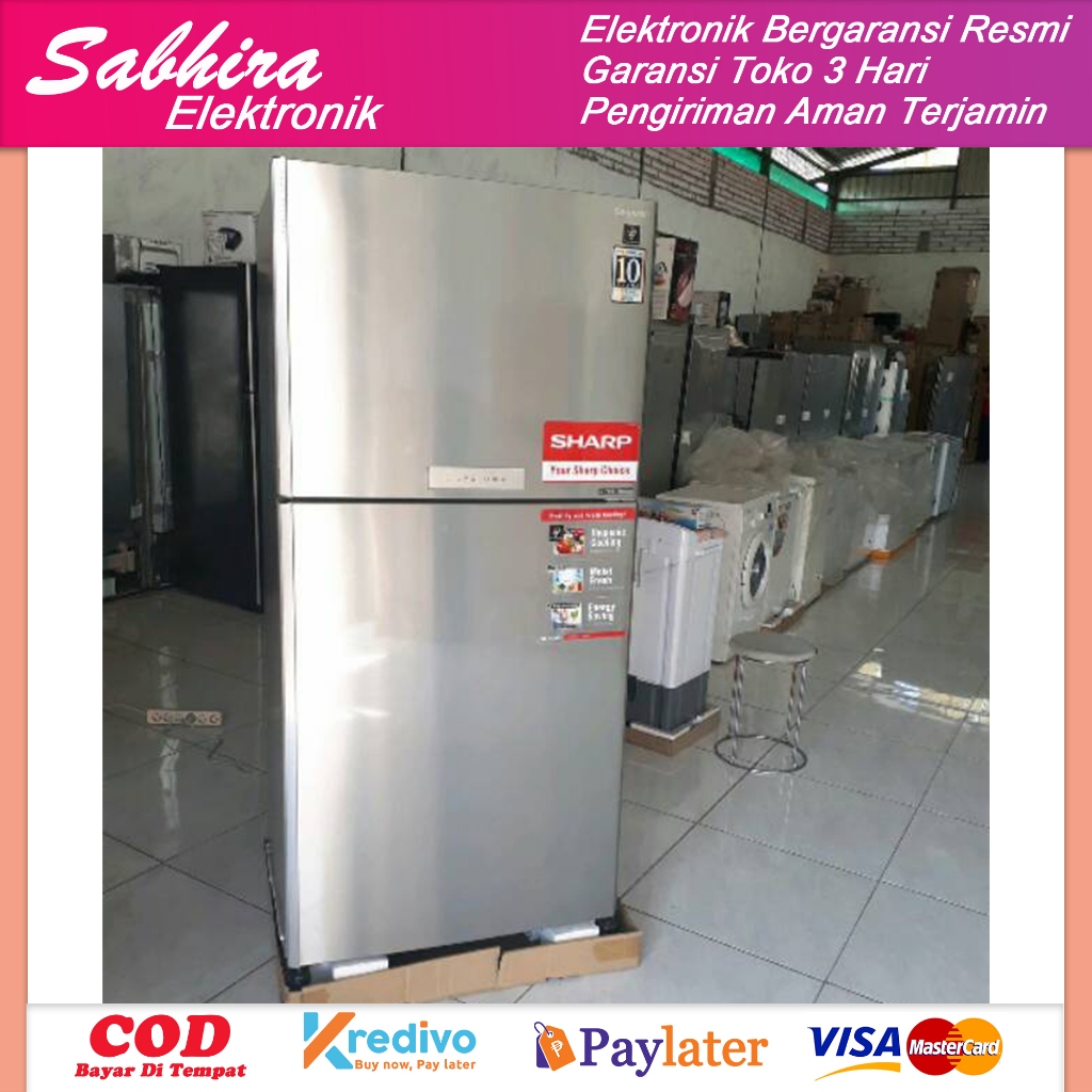 KULKAS SHARP BANDUNG KULKAS SHARP 2 PINTU SJ-IG760PM SL ( Khusus Bandung )