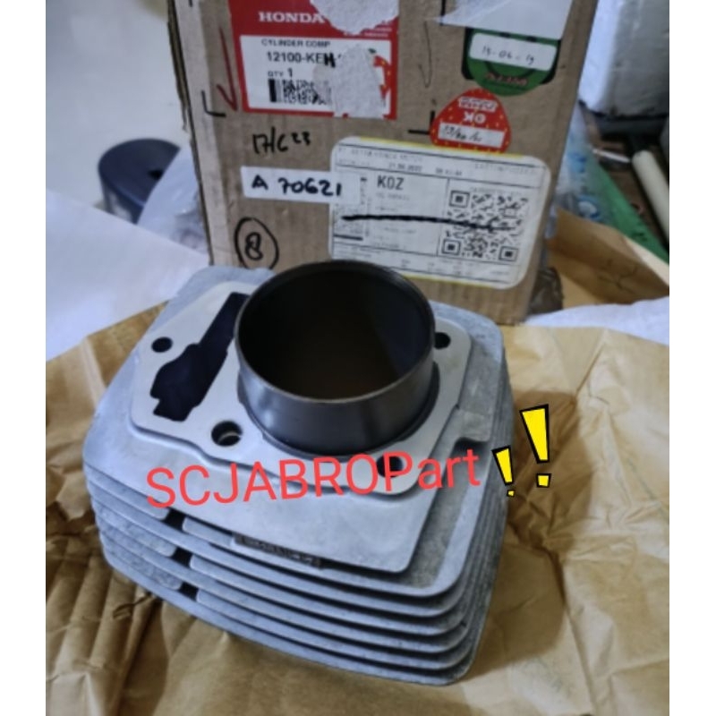12100 KEH 900..CYLINDER COMP HONDA MEGAPRO GL PRO NEOTECH..ORI AHM