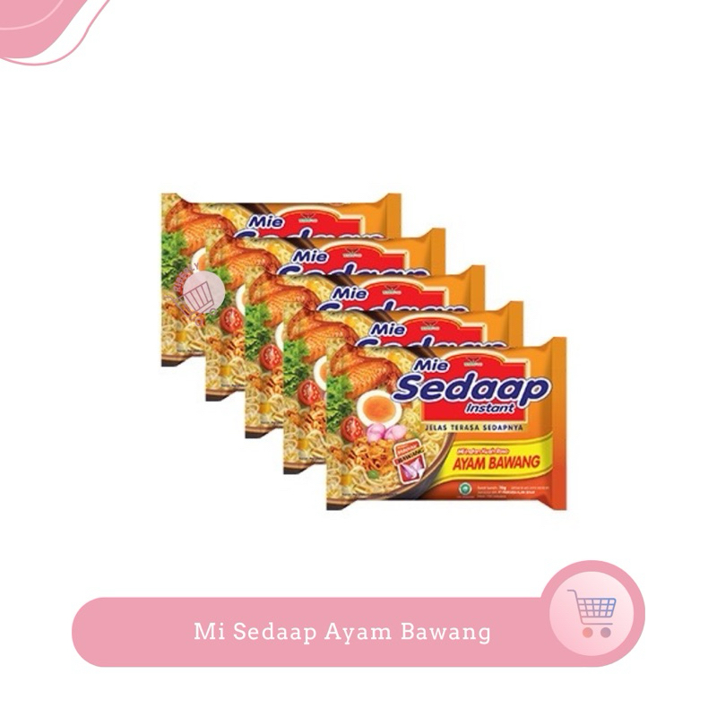 

Sedaap Mie Instan Ayam Bawang 70 Gr x5 / Mi Sedaap Kuah