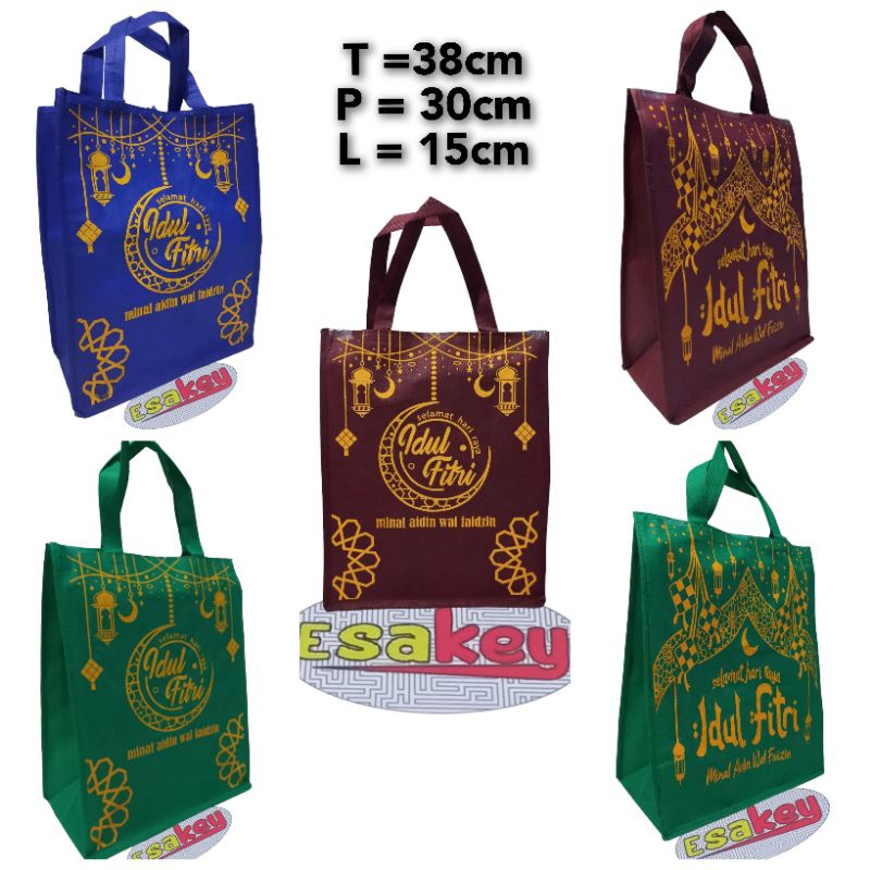 

Tas Parcel Lebaran / Tas Idul Fitri (Bahan Tebal & Bisa Pilih Warna)