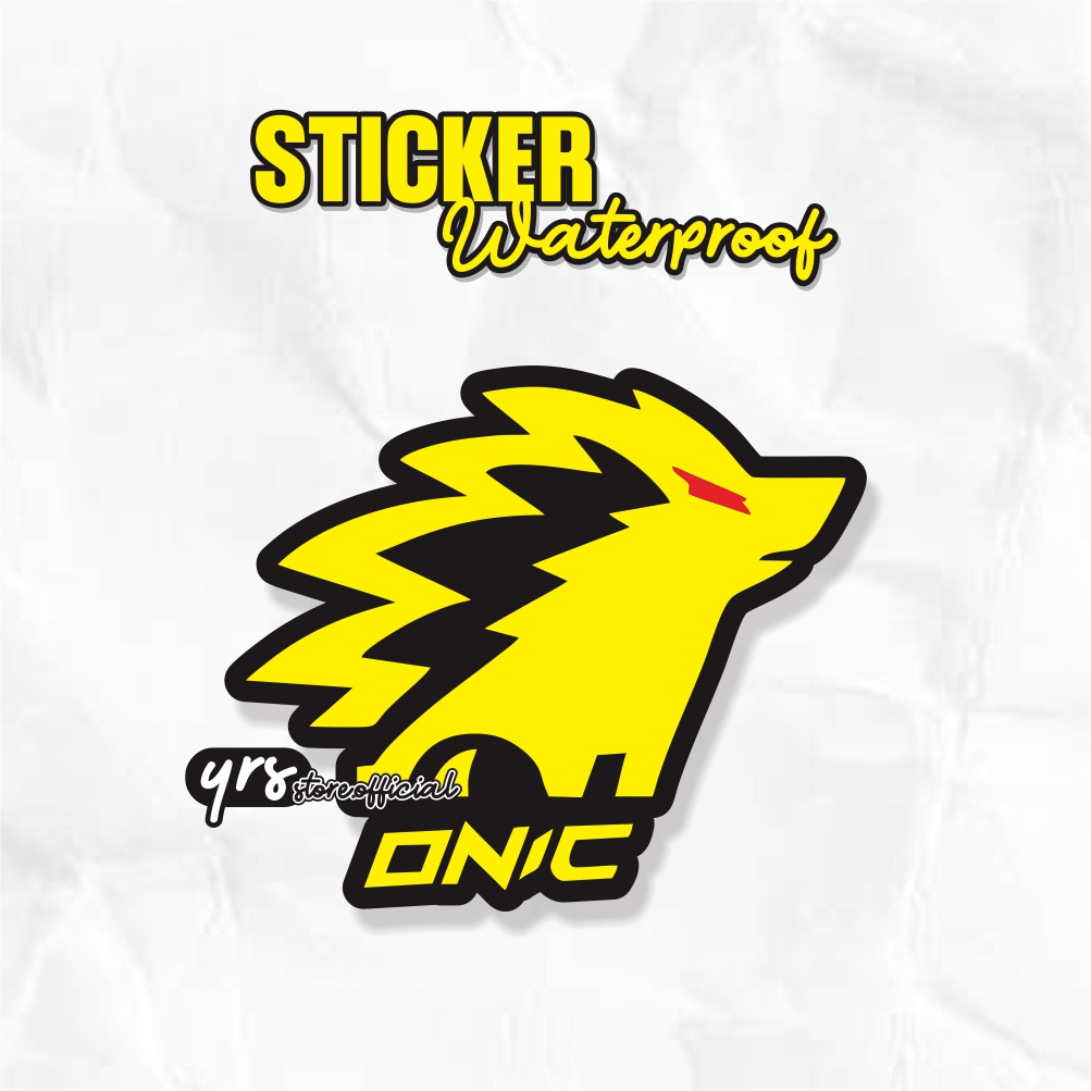 

Sticker Logo Onic Esport Max Decal / Sticker Waterproof Ukuran +- 7 x 6 cm