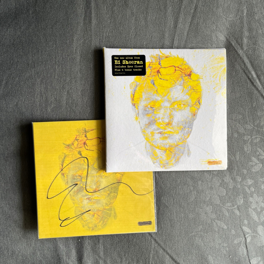 Ed Sheeran Signed Subtract CD Artcard Album (Official from Ed Sheeran UK Store)