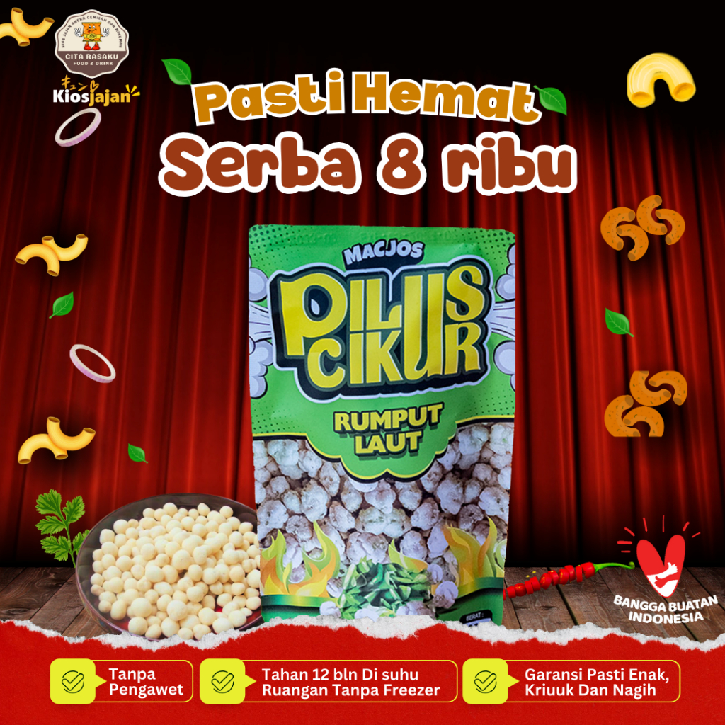 

Macjos Pilus Cikur Rumput Laut