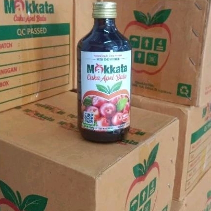 

CUKA APEL MAKKATA 1 KARTON ISI 12 BOTOL 100% APEL UTUH