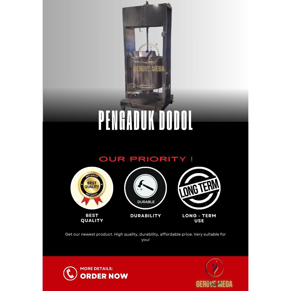 Mesin Memasak Dodol - Mesin Pengaduk Dodol