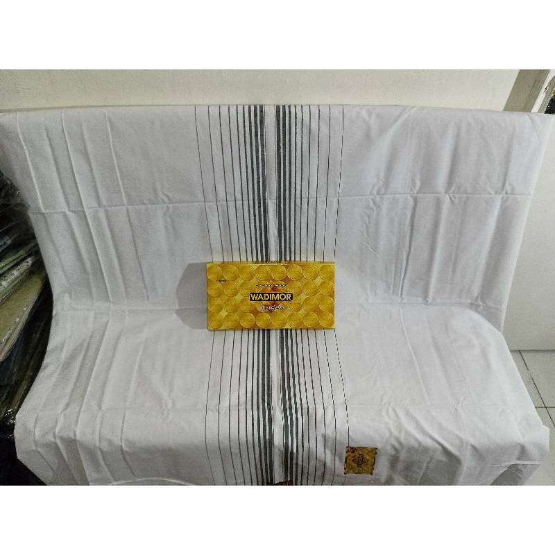 SARUNG WADIMOR PUTIH POLOS || SARUNG POLOS PUTIH || SARUNG PUTIH || SARUNG MURAH WADIMOR