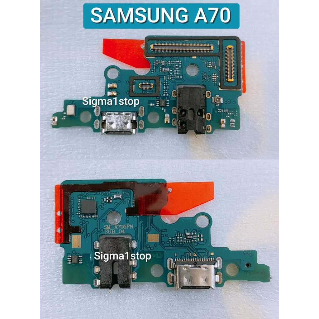 SAMSUNG A70 PLUG IN A705FN SUB_04  CONNECTOR CHARGE FAST CHARGING SUPPORT PCB BOARD PAPAN CAS KONEKT