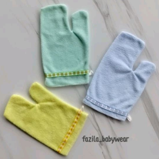3 pcs waslap bayi kain handuk
