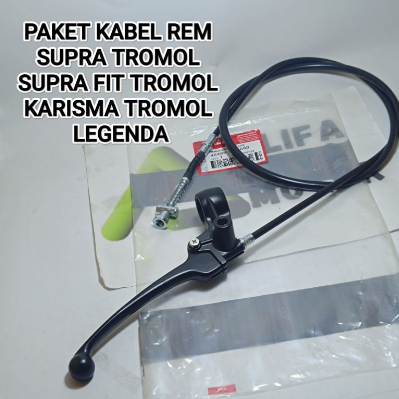 PAKET KABEL REM SUPRA TROMOL SUPRA FIT TROMOL KARISMA TROMOL  LEGENDA
