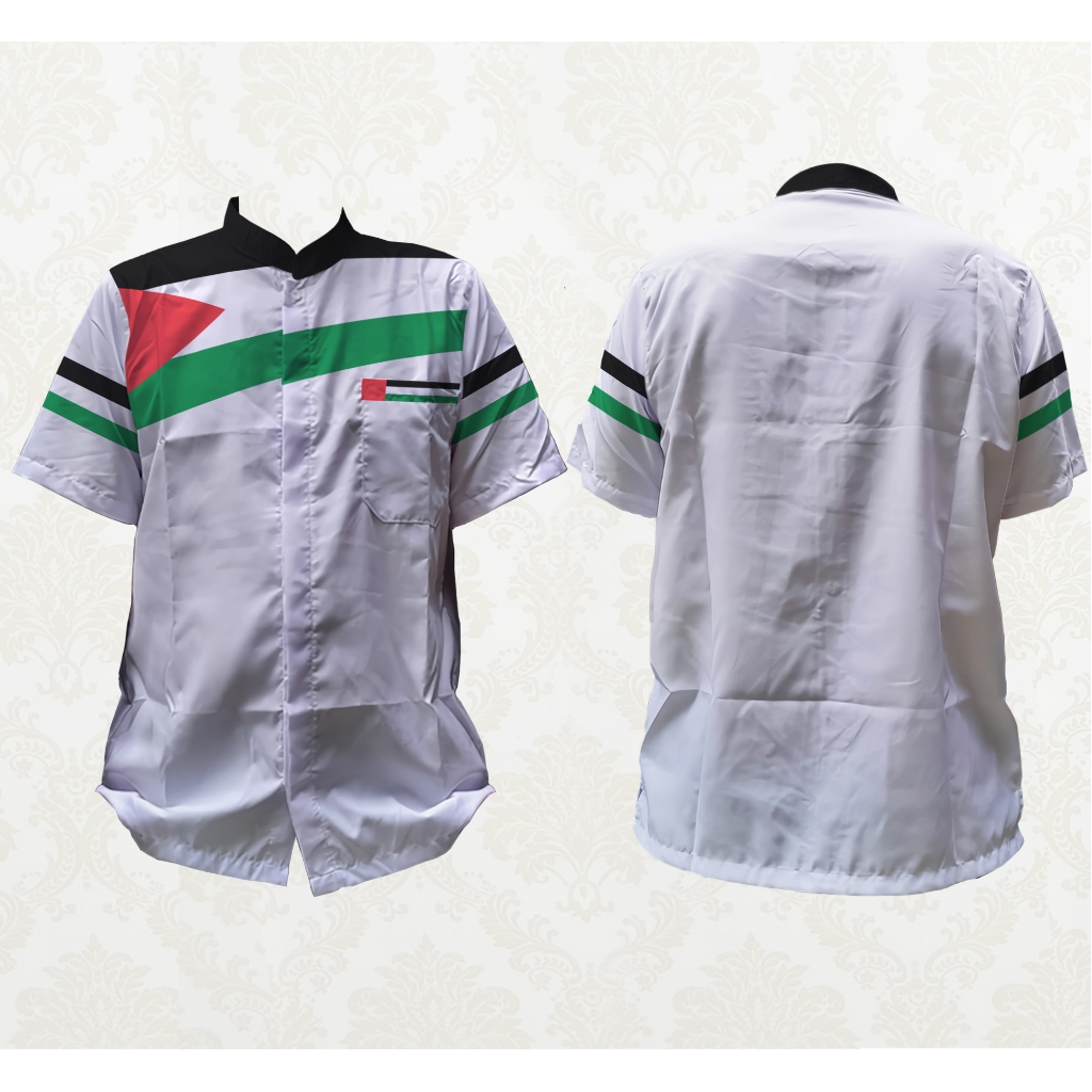 Koko Palestina / Baju Koko Muslim Palestine Fullprint Premium 01