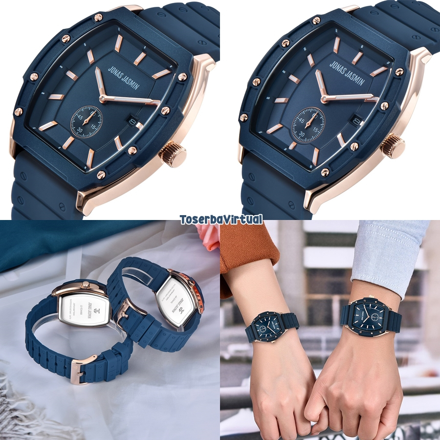 TERBARU - Jam Tangan Wanita Jonas Jasmin JJ 5344 2344 Couple Ori Arloji tanggal jonas jasmine Rubber