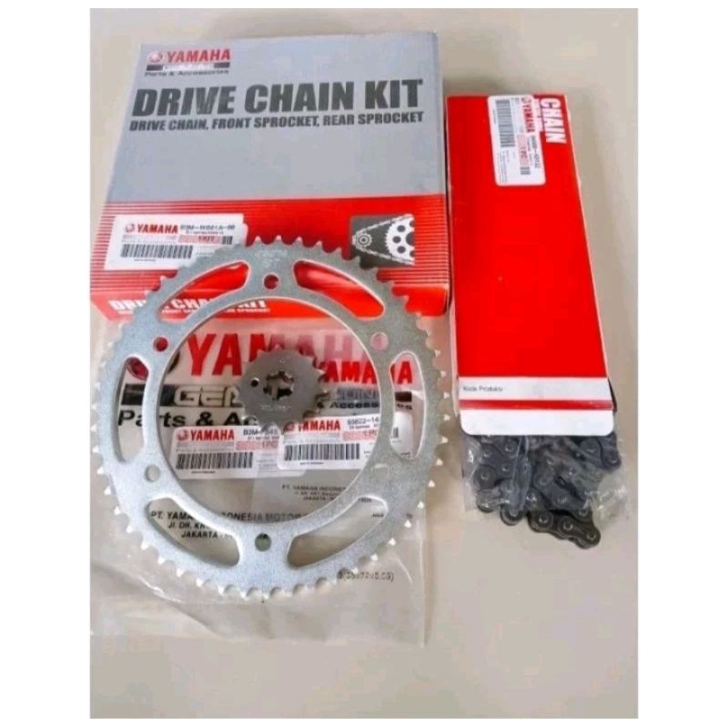 GEAR SET YAMAHA WR 155,GEAR + RANTAI WR 155
