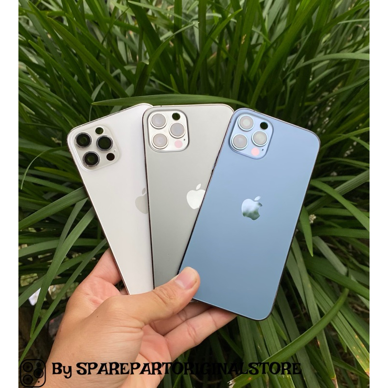 BACKDOR/HOUSING/BACKGLASS 100% ORIGINAL COPOTAN IP IPON 12 PRO IPONE 12 PRO MAX