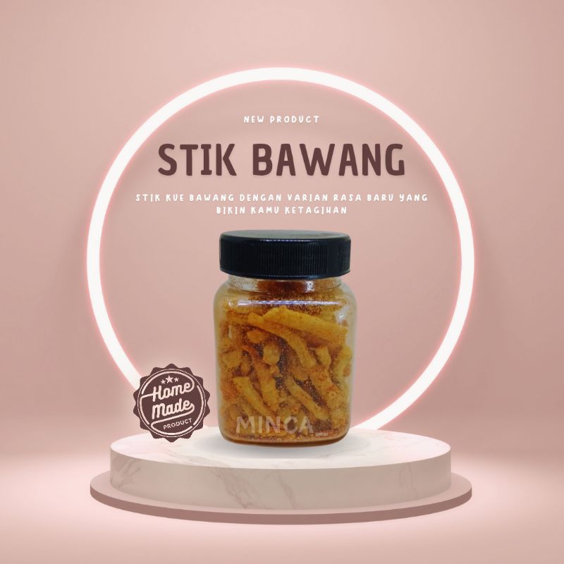 

KUE BAWANG STIK CAMILAN GURIH PEDAS MAKANAN CEMILAN RINGAN TOPLES MINI KUE LEBARAN