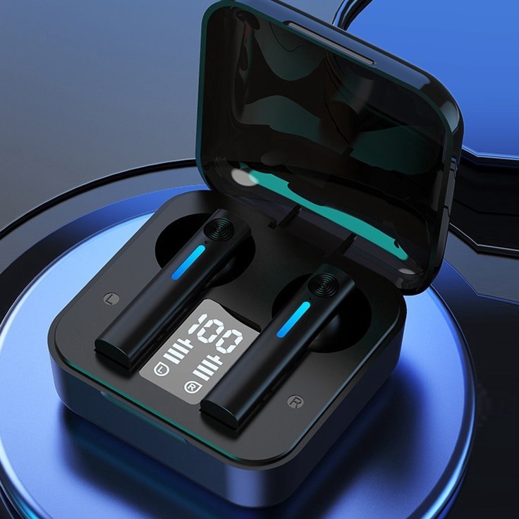 Bcv Headset Bluetooth TWS T13 V5 LED Smart Dispay