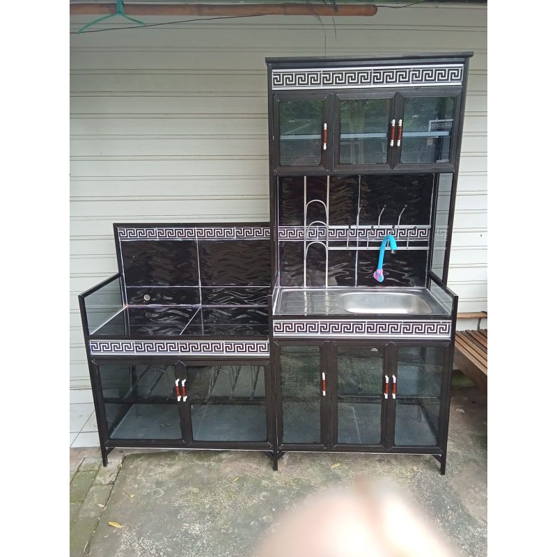 Sbmsemarang - Rak dapur wastafel + kompor pintu 8 ( Hanya Semarang)