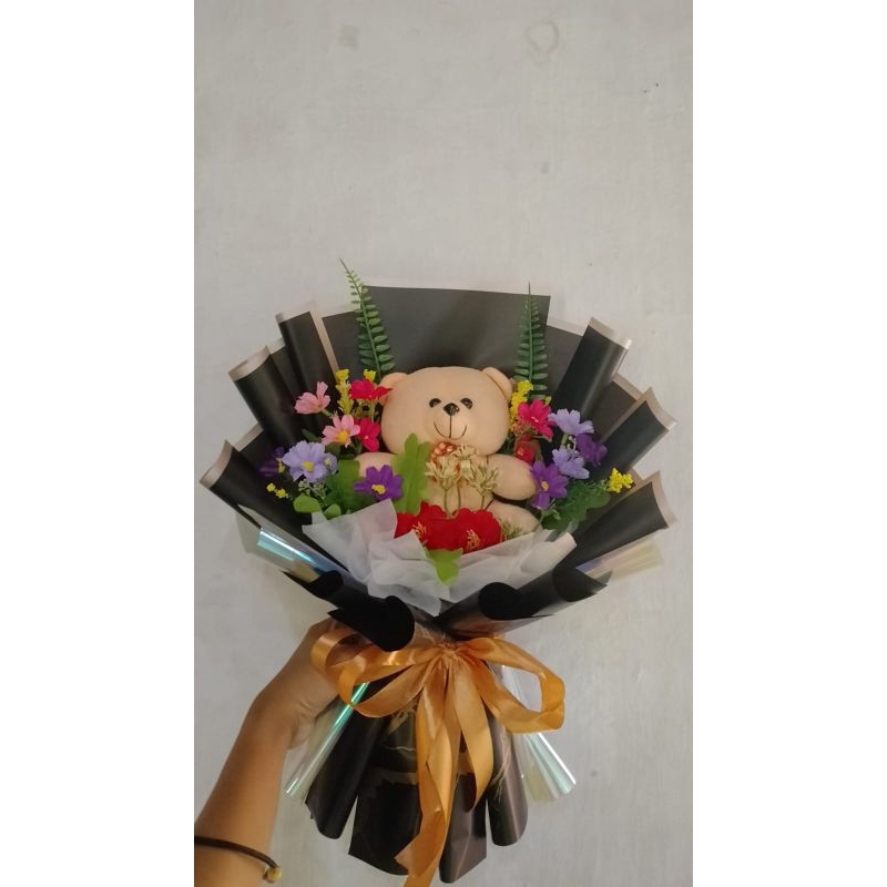 

bouquet wisuda/bouquet boneka