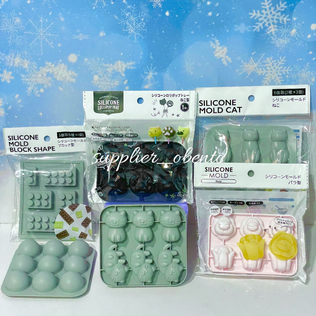[Seria] Silicone Sweet Mold Bear Silicone Mold Silicone Cake Mold Jelly Mold Chocolate Mold- Cetakan