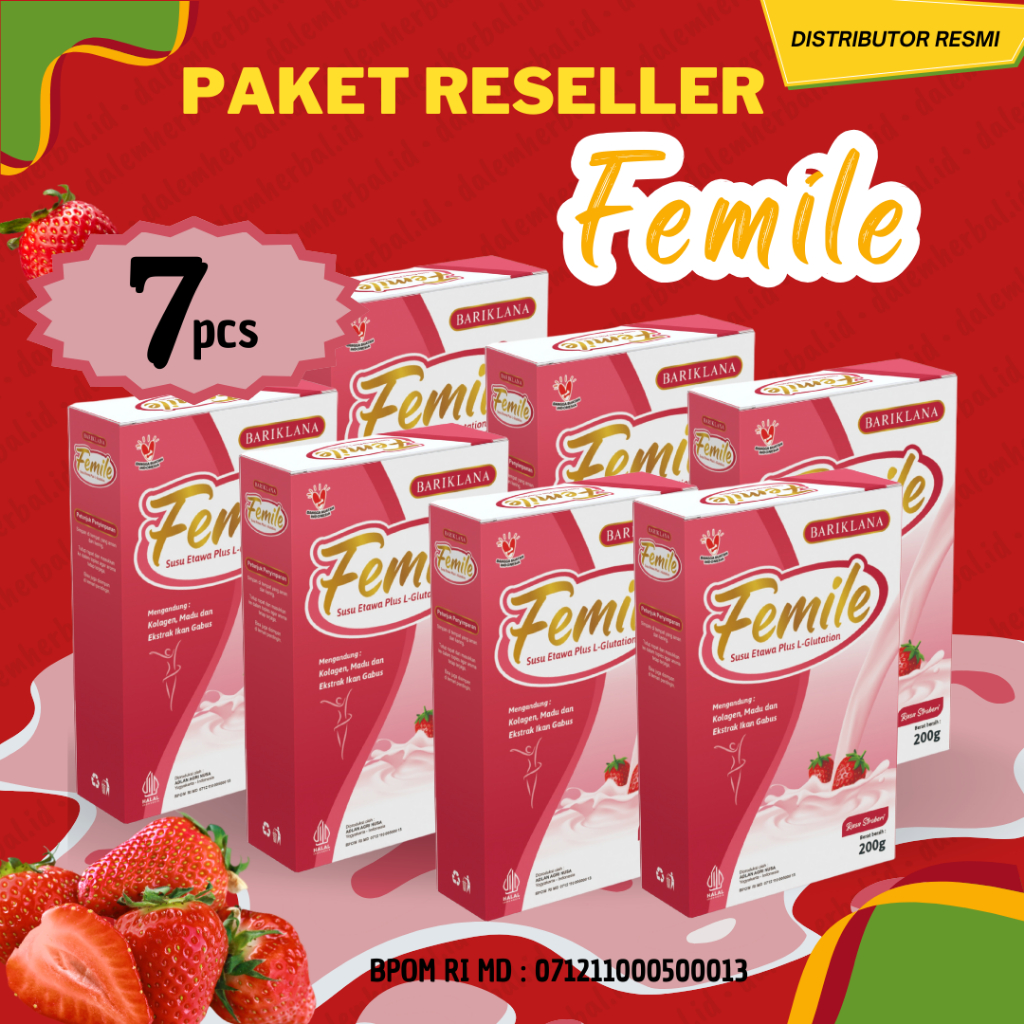 

Paket RESELLER FEMILE 7 Dus Susu Kambing Etawa dengan Kolagen dan Ikan Gabus Mencerahkan Badan