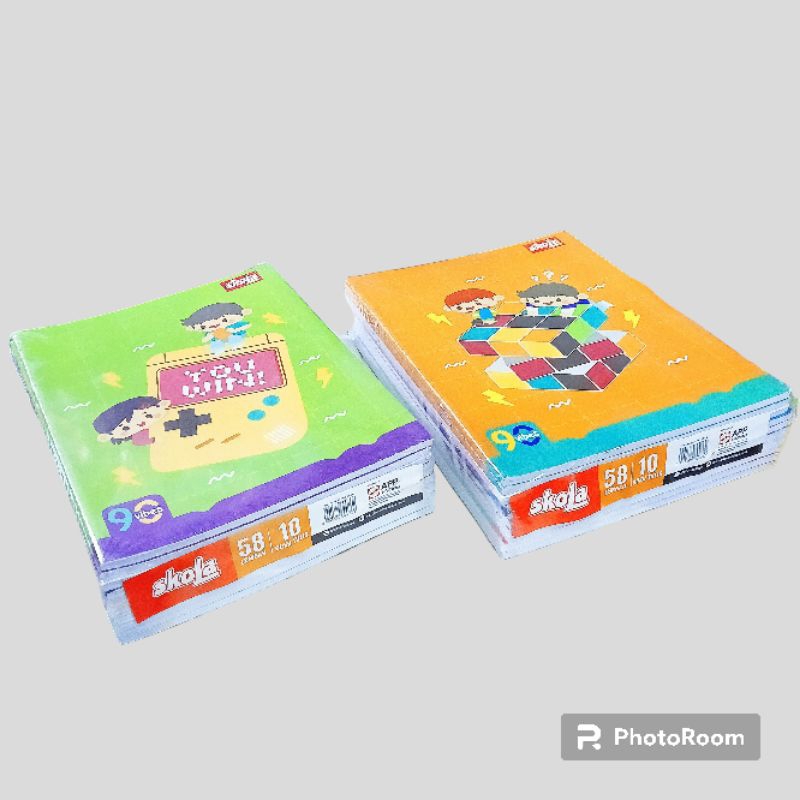 

[1pack] Buku Tulis Sidu Merek SKOLA 58 Lembar 10 Buku