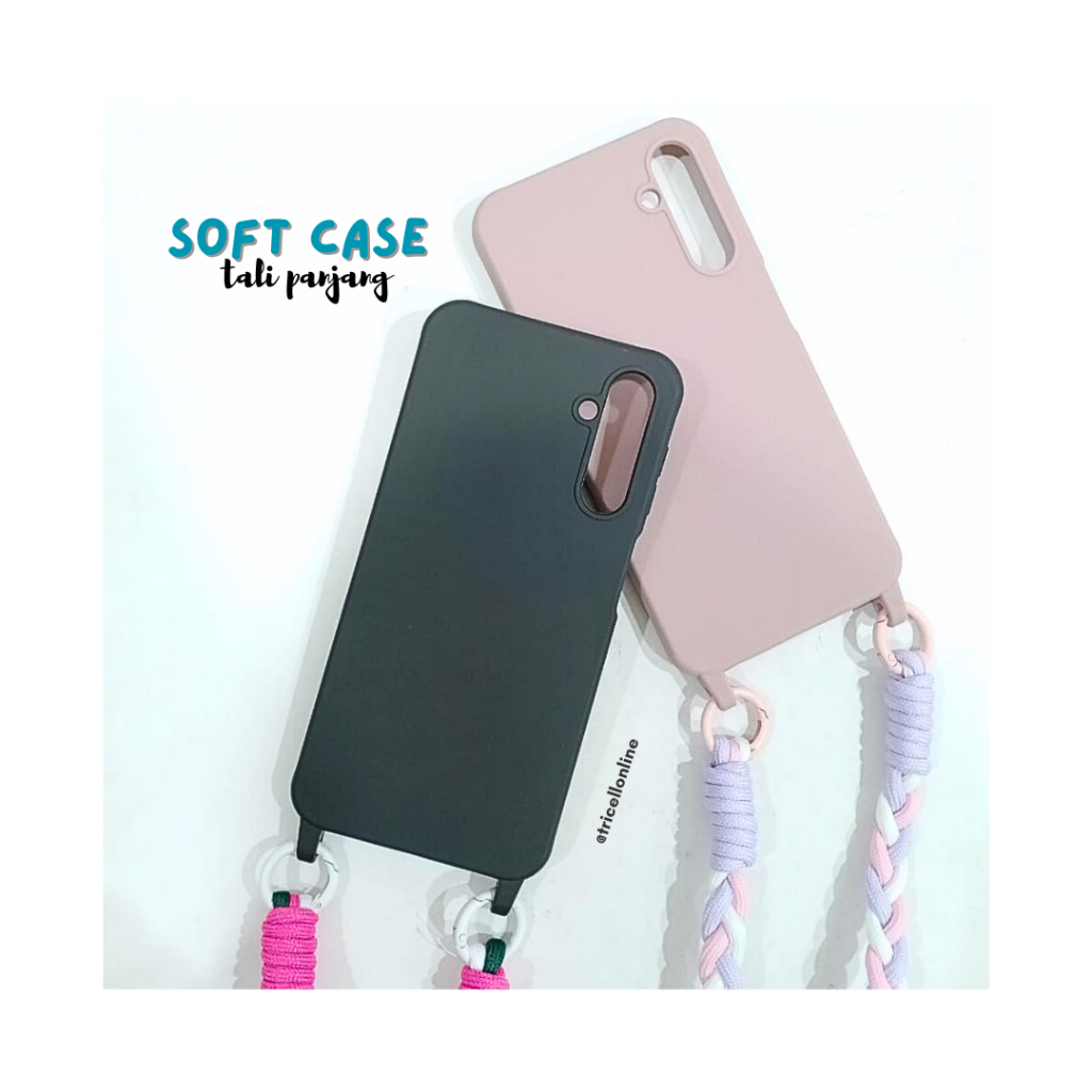 Case SAM A14 A15 A24 A25 A34 Softcase Crossbody braid tali kepang