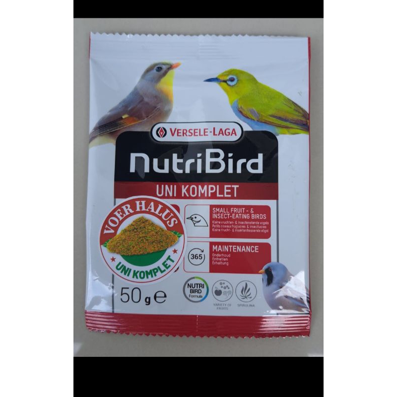 NutriBird Pleci Uni Komplet Voer Halus 50gram