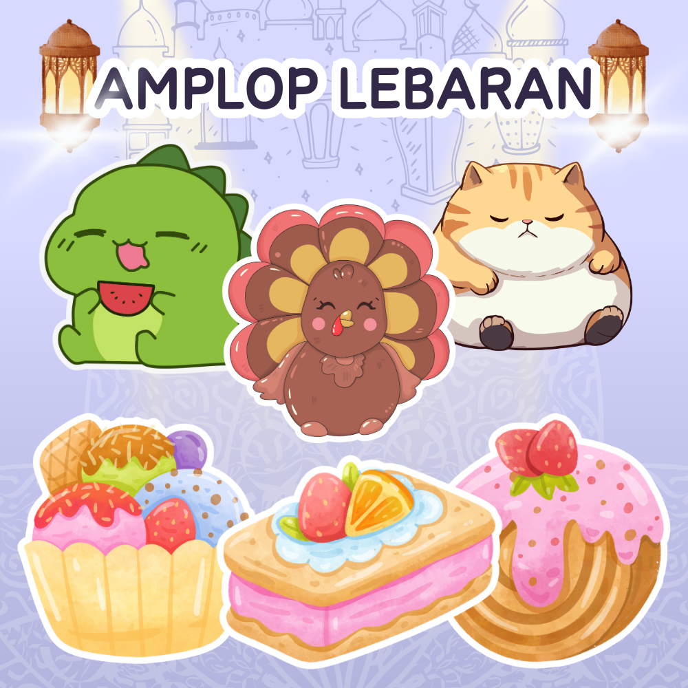 

AMPLOP LEBARAN KARAKTER LUCU 2024 CUTE MAKANAN MASAKAN INDONESIA KOREA TOPLES LEBARAN PARCEL