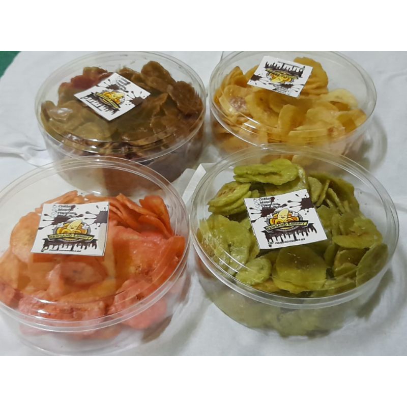 

Keripik pisang lumer 1 paket isi 4 rasa