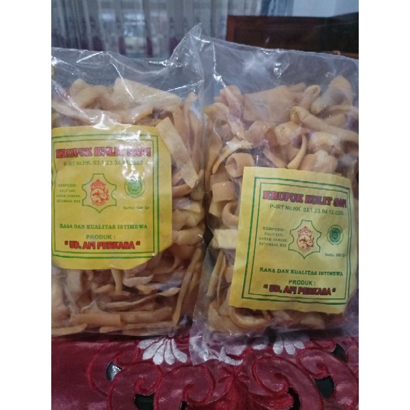 

Krupuk Kulit Sapi mentah 500gr