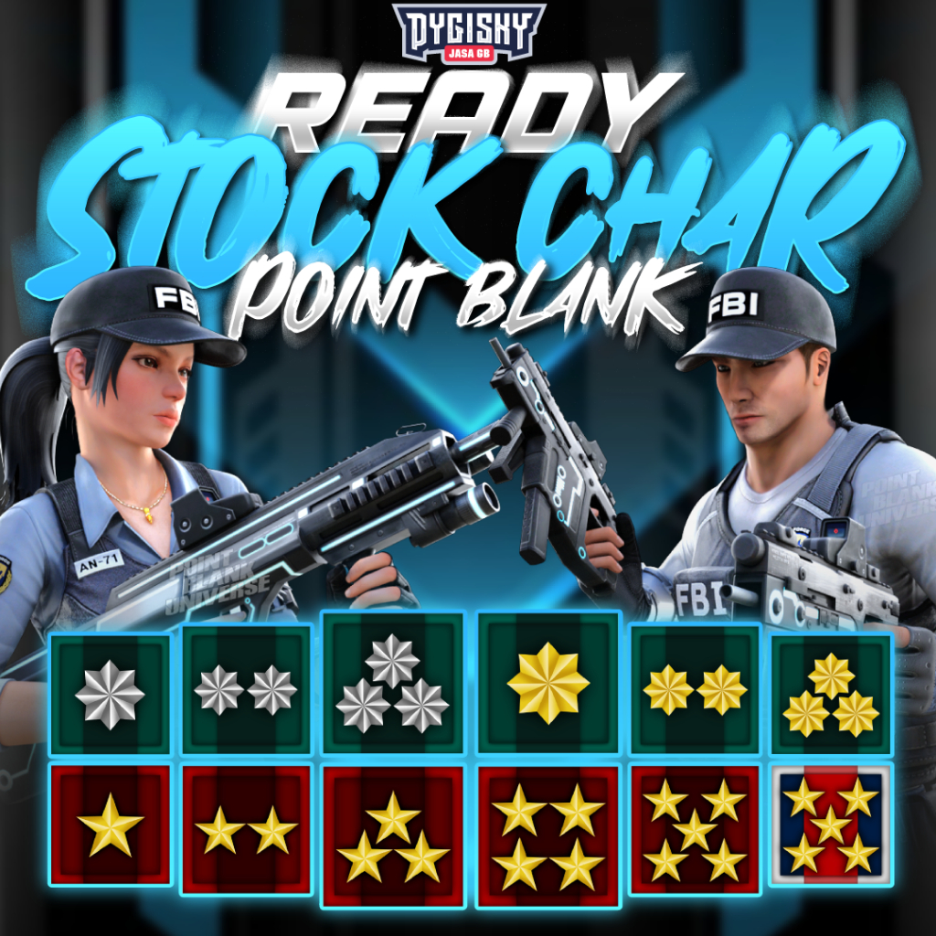 CHAR POINTBLANK | MAJOR - HERO FULL TITLE | POINTBLANK. | CHAR PB MURAH | CHAR POINTBLANK. | GAME PC