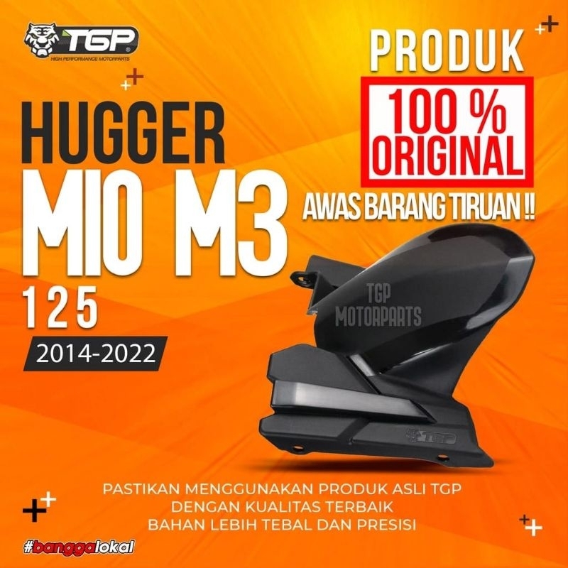 TGP Hugger Yamaha Mio M3 Mio Z X Ride 125 Mio Soul GT 125 Blue Core Fino 125 Spakbor Kolong Hitam 20