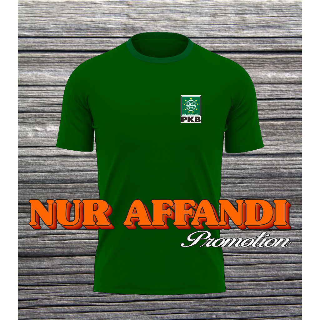 KAOS PARTAI PKB/ KAOS OBLONG PENDEK PKB