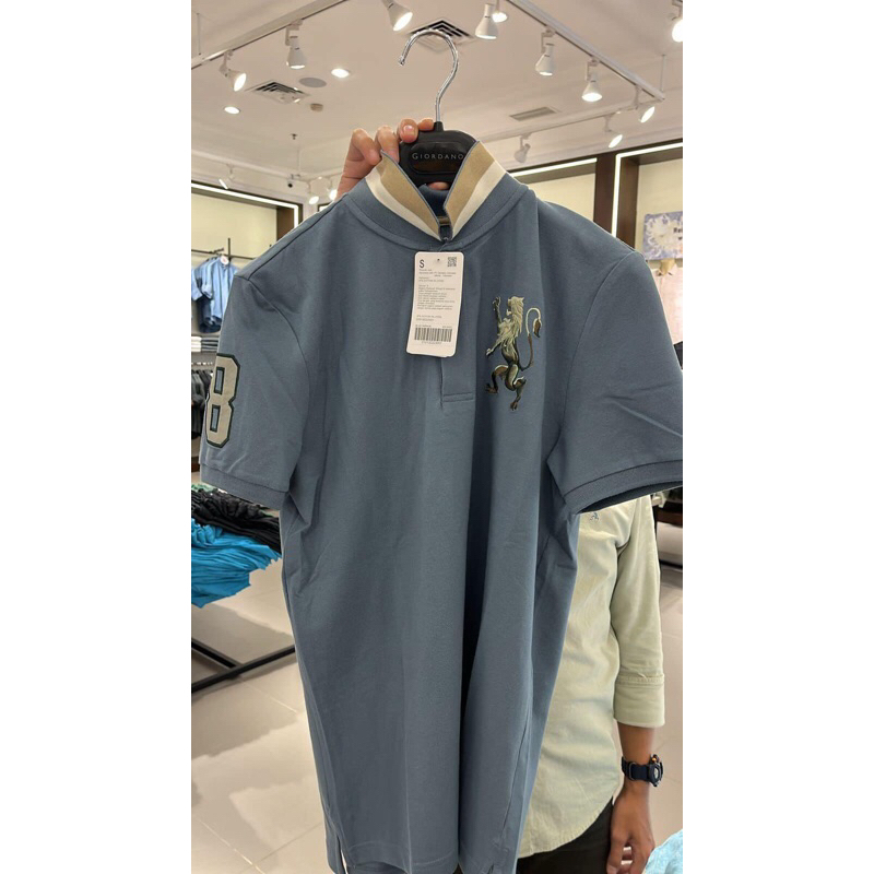 [ORIGINAL] Polo Giordano 3D Lion - Blue Mirage