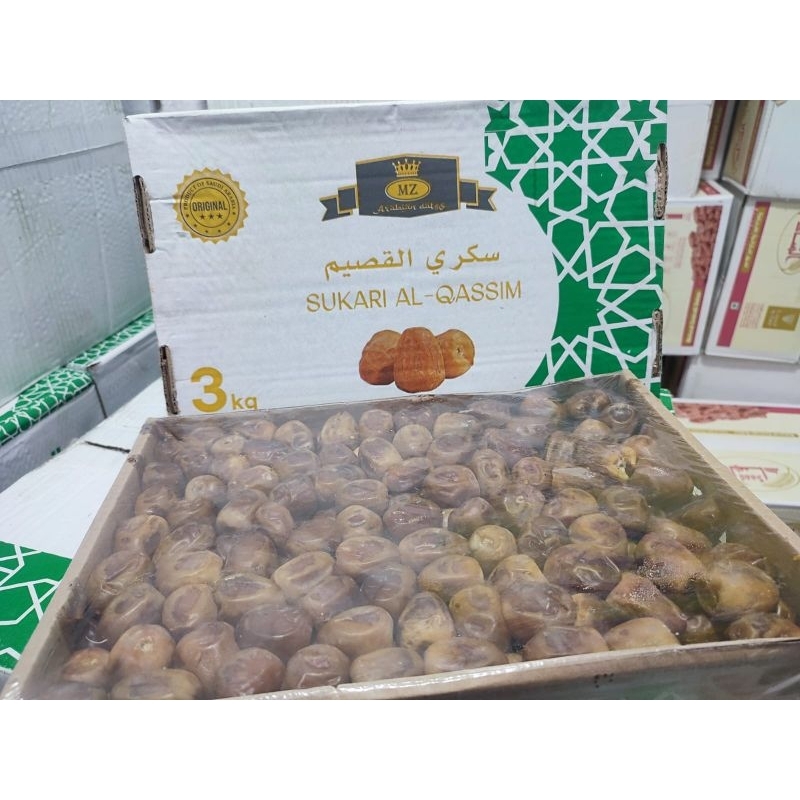 

Kurma Sukari Al Qasim 1 Karton 3kg