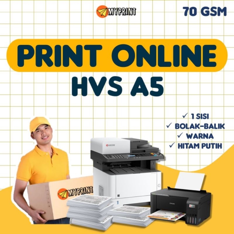 

■MYPRINT■ PRINT ONLINE HVS A5 70gsm TUGAS KULIAH LAPORAN JURNAL FREE SETTING