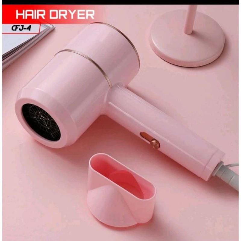 Hair Dryer Pengering Rambut LIPAT,Hair dryer pink alat Rambut multifungsi