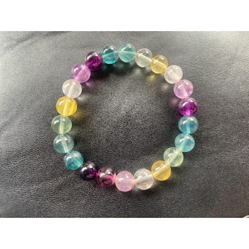(NEW) Natural Rainbow Fluorite Bracelet