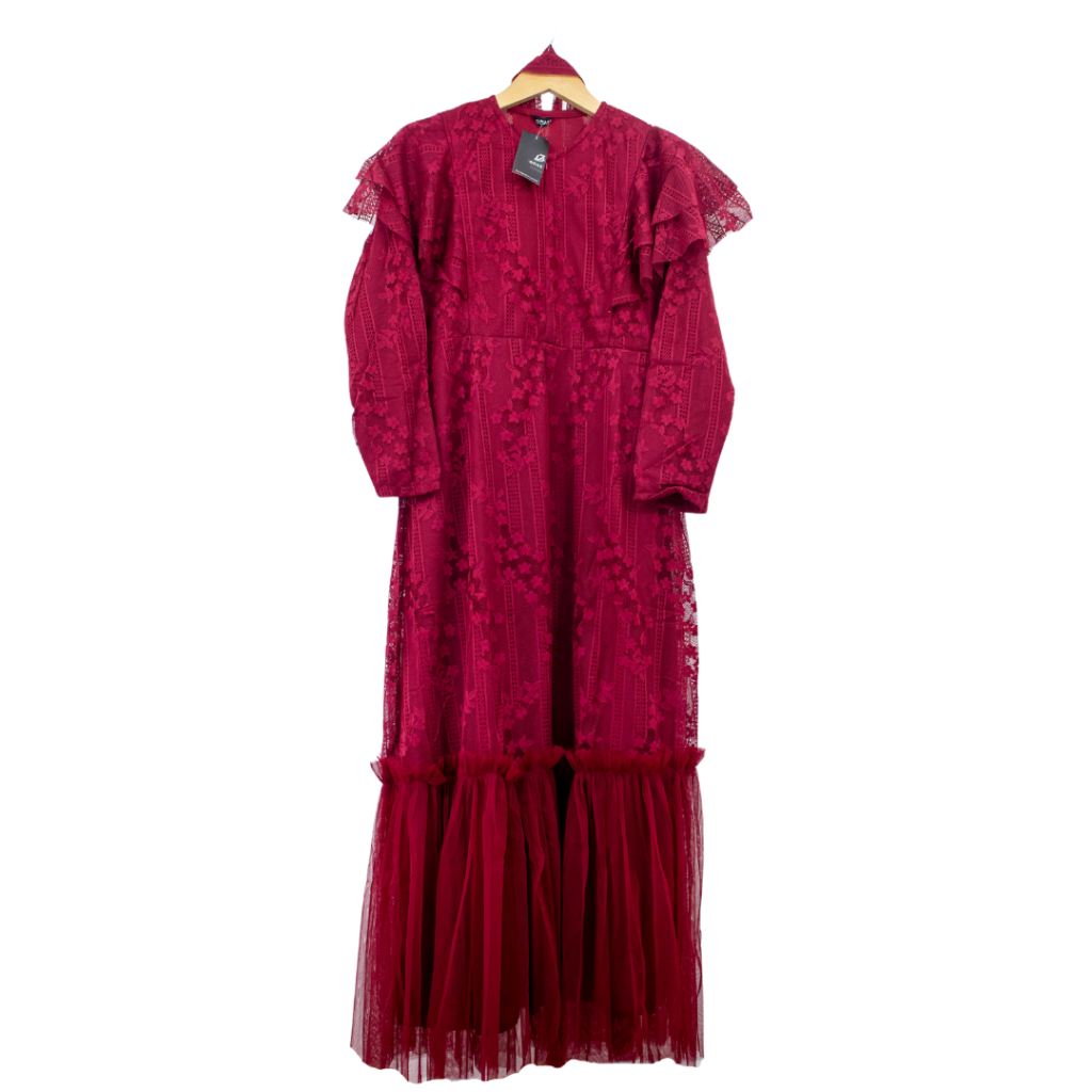 Ozias - Gamis Brokat Garden Lace 09836 Ld 105-3