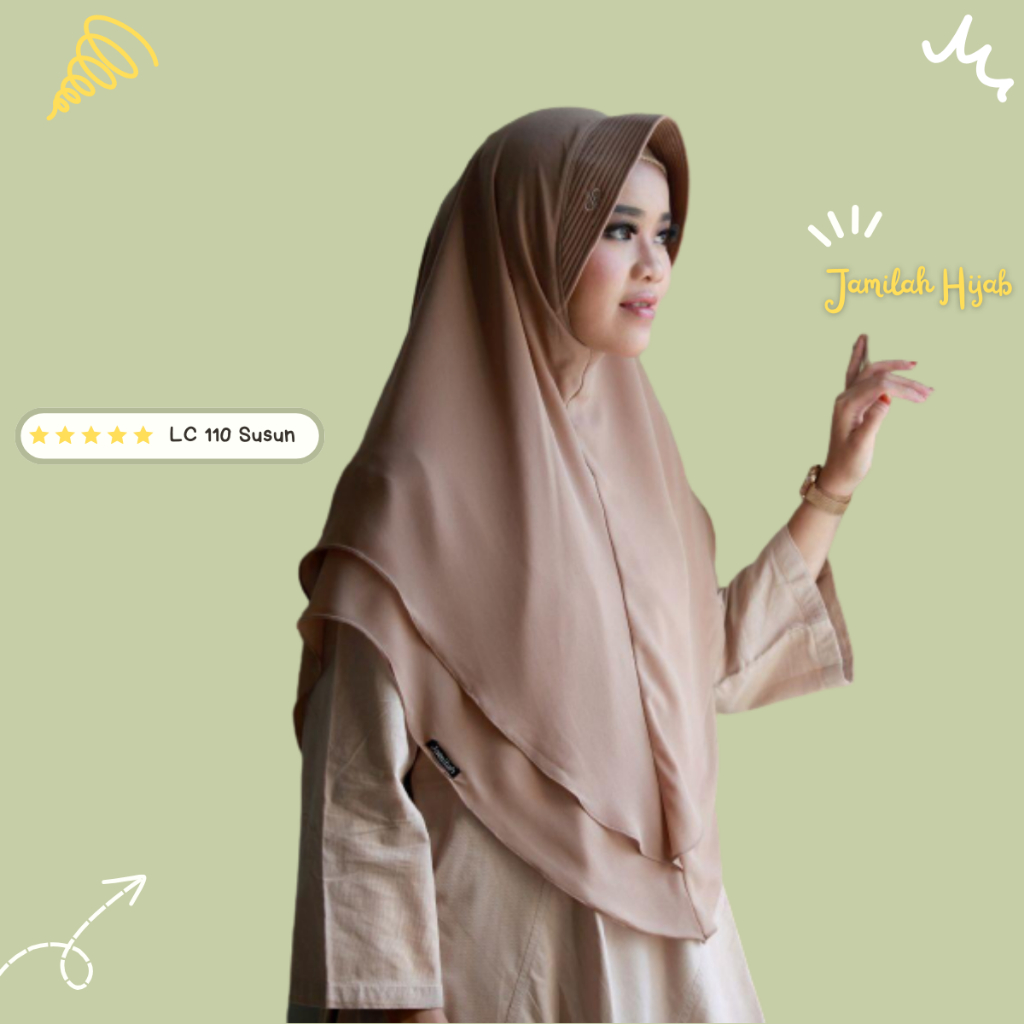 JAMILAH HIJAB ORI | L 110 LC sifon CERUTI ORIGINAL JAMILAH size: XL