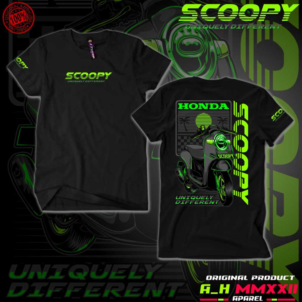 T-SHIRT - KAOS SUNMORI - KAIN BLACK JET BALI