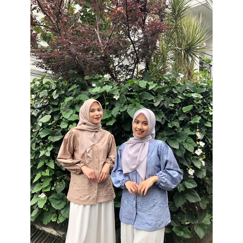 Asma - AMARA ASMA | Blouse atasan bordir wanita cotton premium